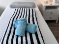 Bett-Detail - Boutique Ferienwohnung Bodensee