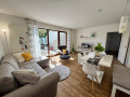 Wohnzimmer mit Wohlfühlambiente - Boutique Ferienwohnung Bodensee